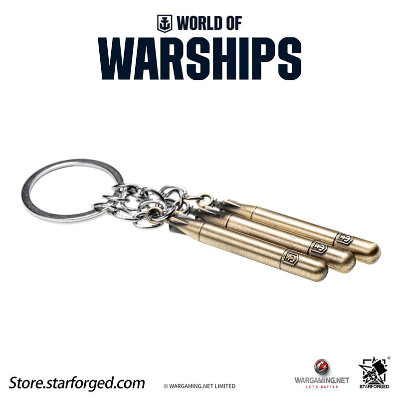Starforged World of Warships WOWS Torpedo Keychain Game Peripherals Wargaming License